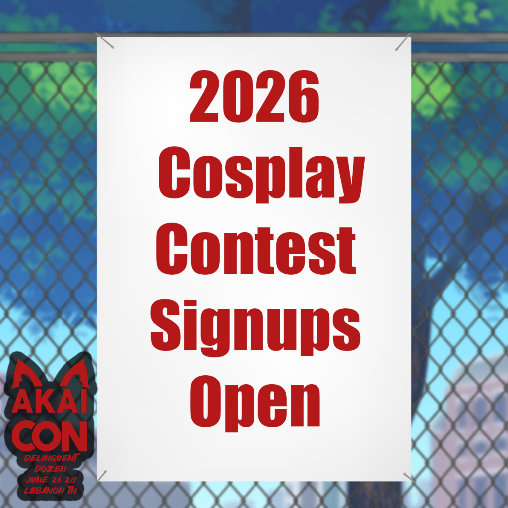 Akaicon 2026 Cosplay Contest Signups now open!