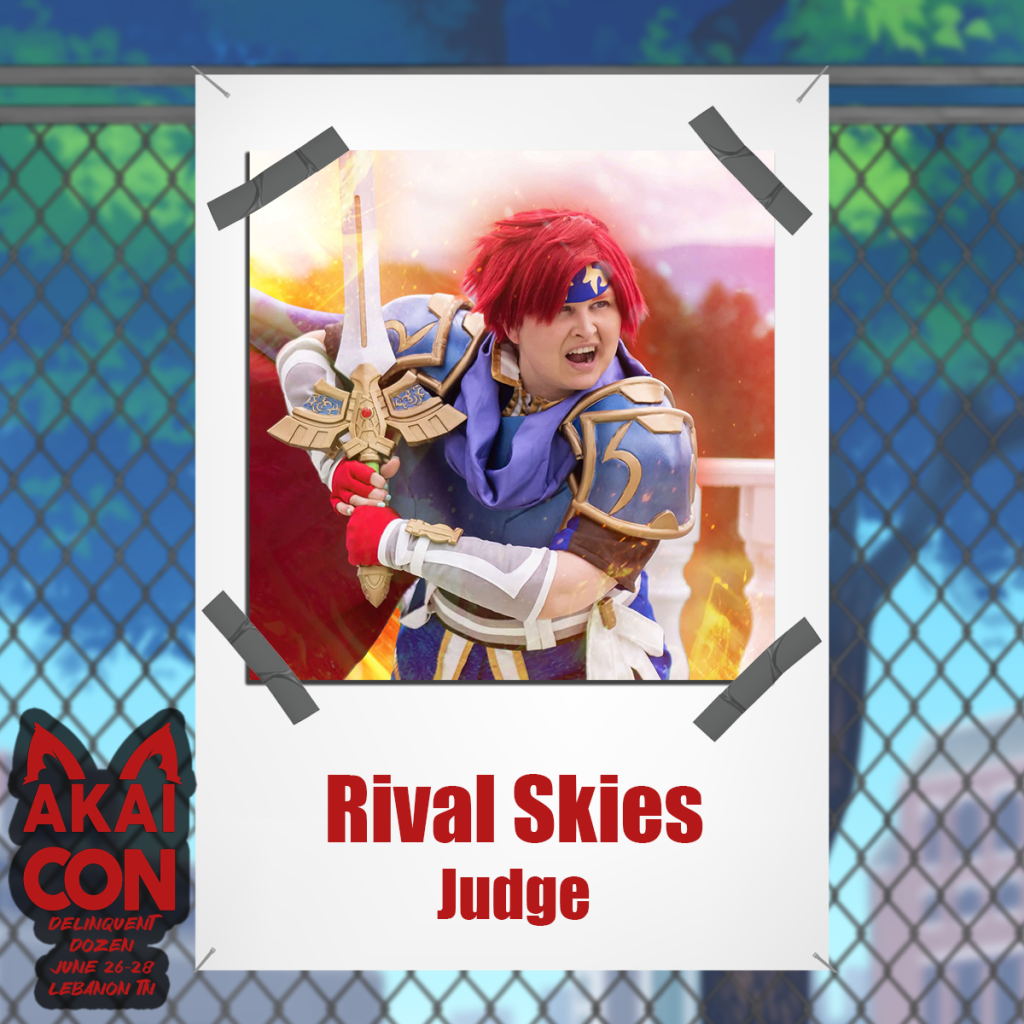 AkaiCon 2026 Welcomes Rival Skies as a cosplay contest judge!